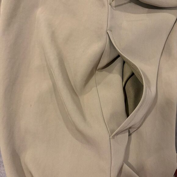 Everlane The Japanese GoWeave Essential Cropped Jumpsuit | Olive Green | Size 10 - Picture 12 of 12